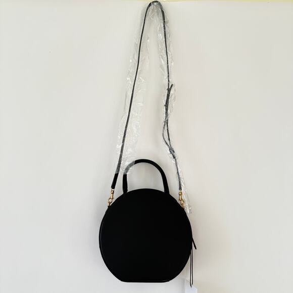 Mansur Gavriel Leather Round Handle Bag Black - Picture 5 of 8